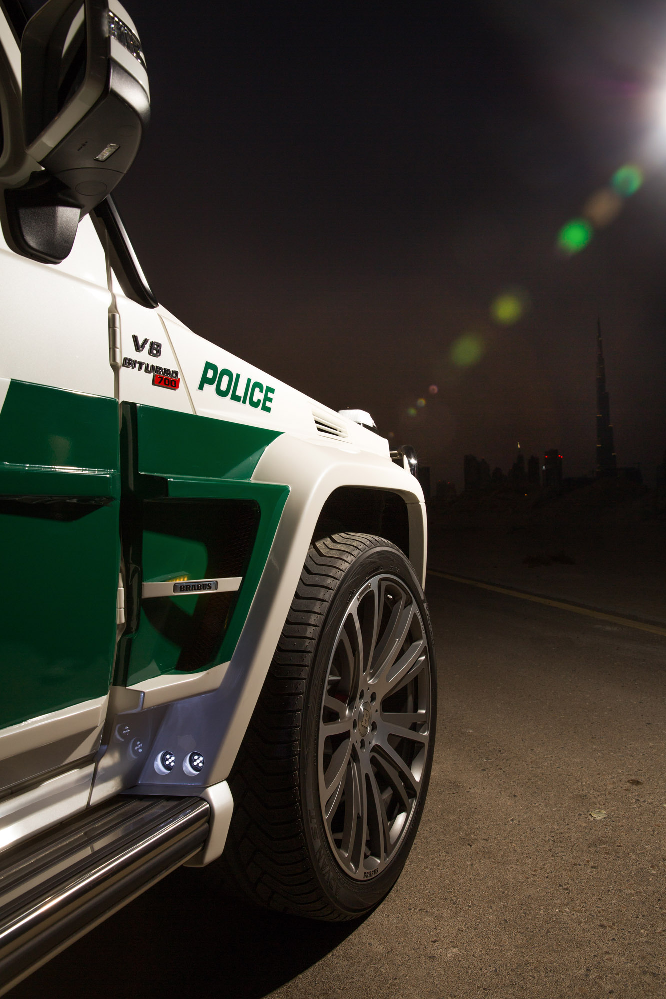 Brabus Mercedes-Benz G-Class B63S 700 Widestar Dubai Police