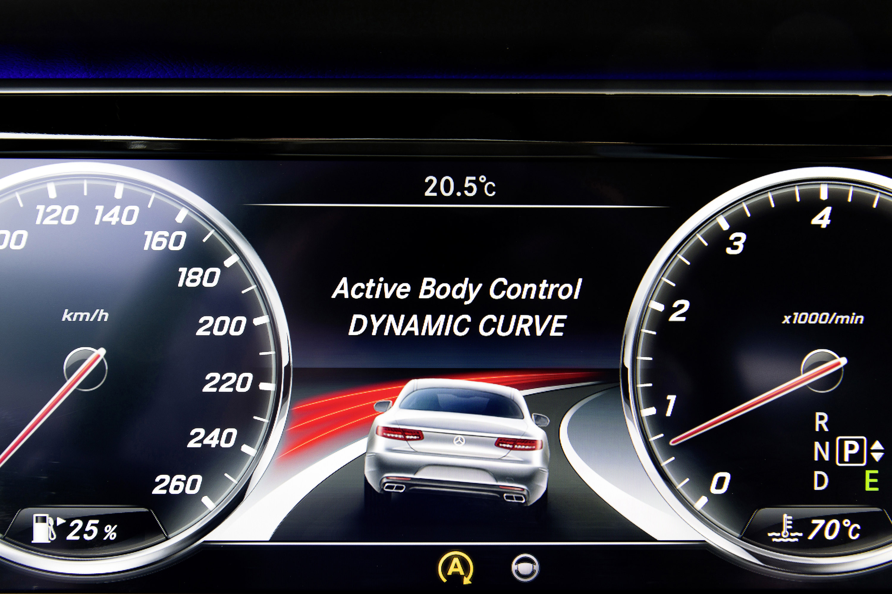 Mercedes-Benz S-Class Coupe Curve Control System