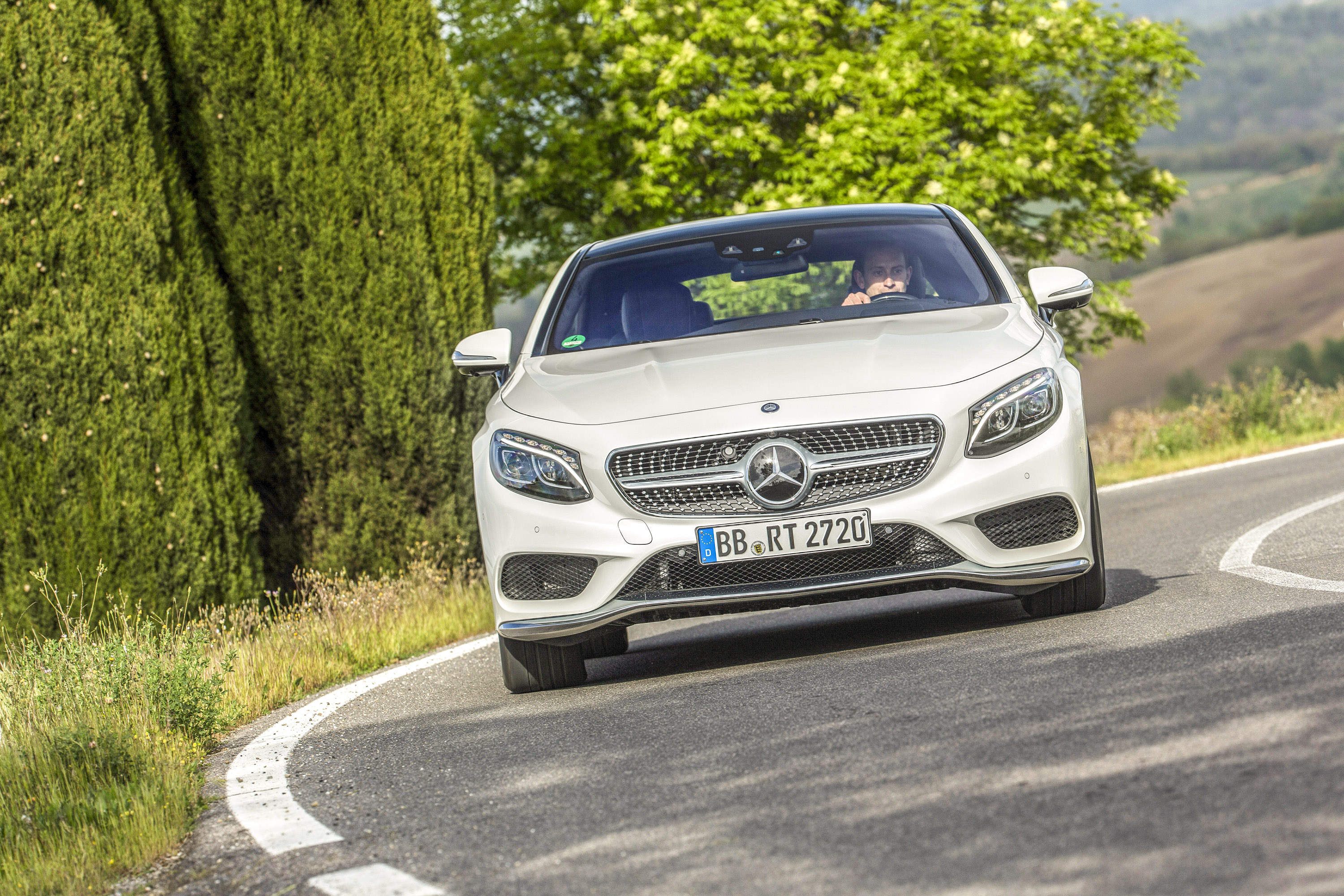 Mercedes-Benz S-Class Coupe Curve Control System