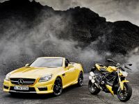 Mercedes-Benz SLK 55 AMG and Ducati Streetfighter 848, 2 of 4