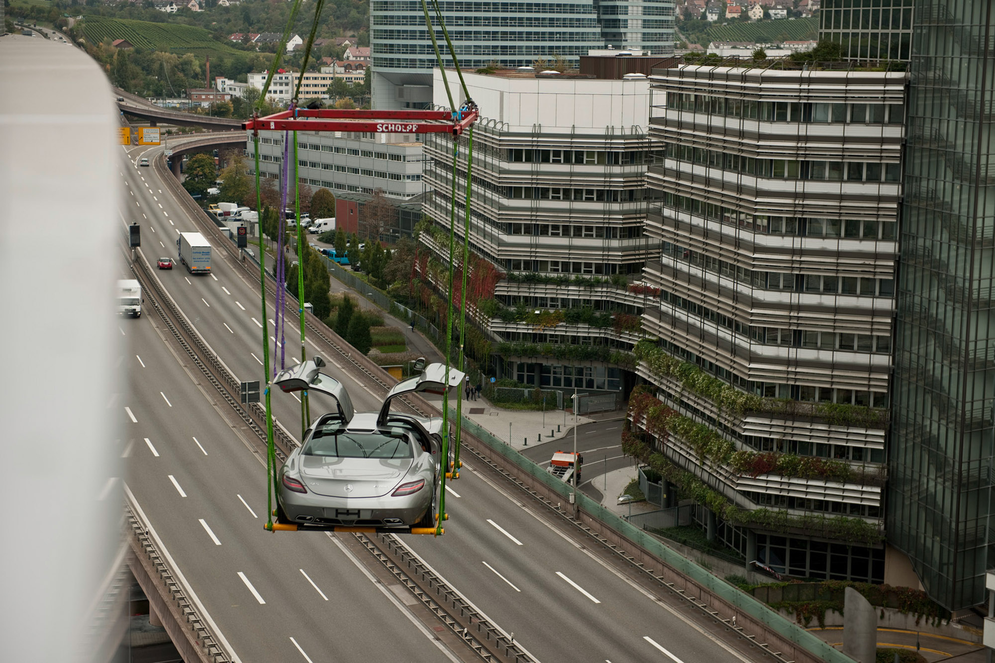 Mercedes-Benz SLS AMG in the Mercedes-Benz Museum