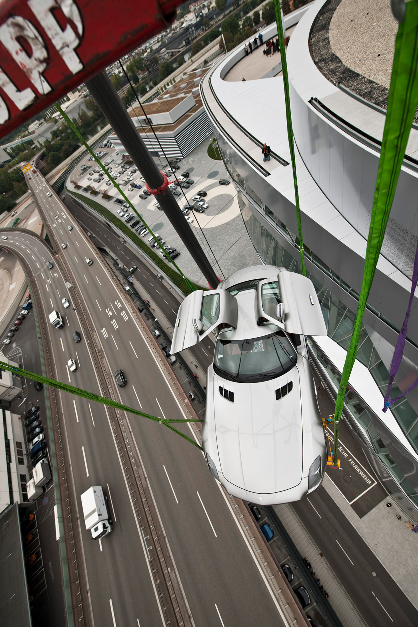 Mercedes-Benz SLS AMG in the Mercedes-Benz Museum