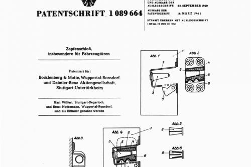 Mercedes-Benz Wedge Pin Door Lock (2008) - picture 1 of 4