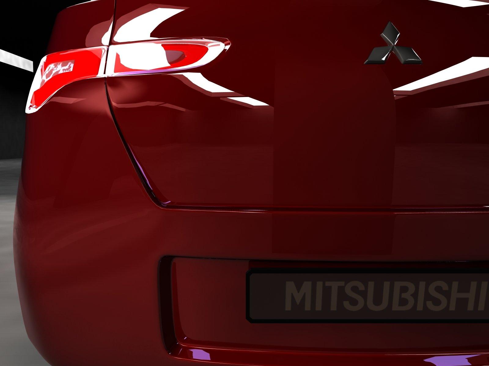 Mitsubishi GalEA render