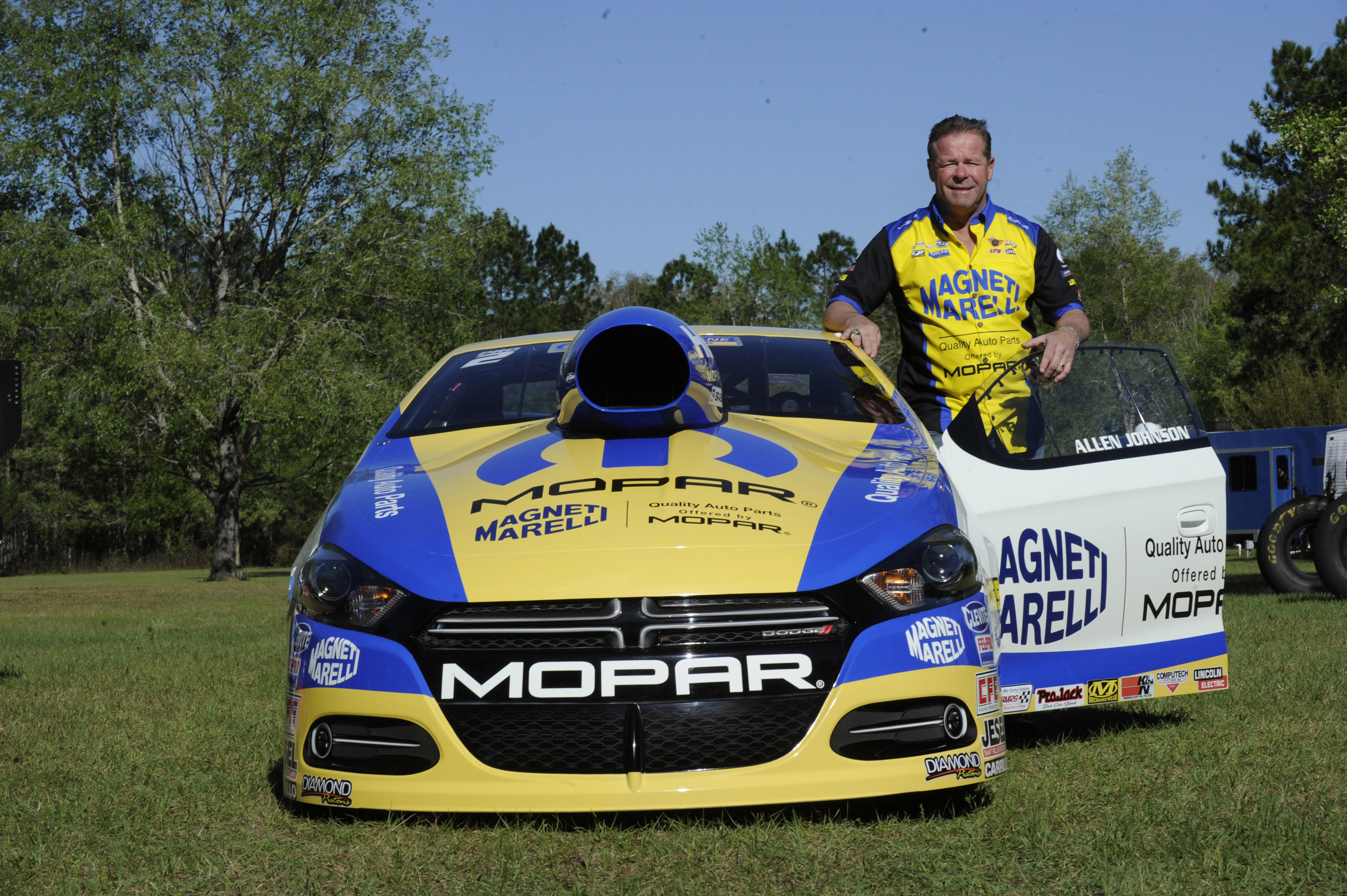 Mopar Dodge Dart Pro Stock NHRA Gatornationals Car