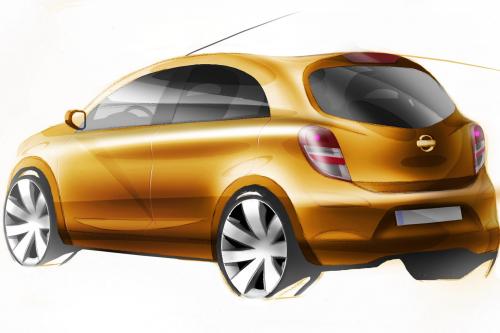 Nissan Global Compact Car sketches (2010) - picture 1 of 2