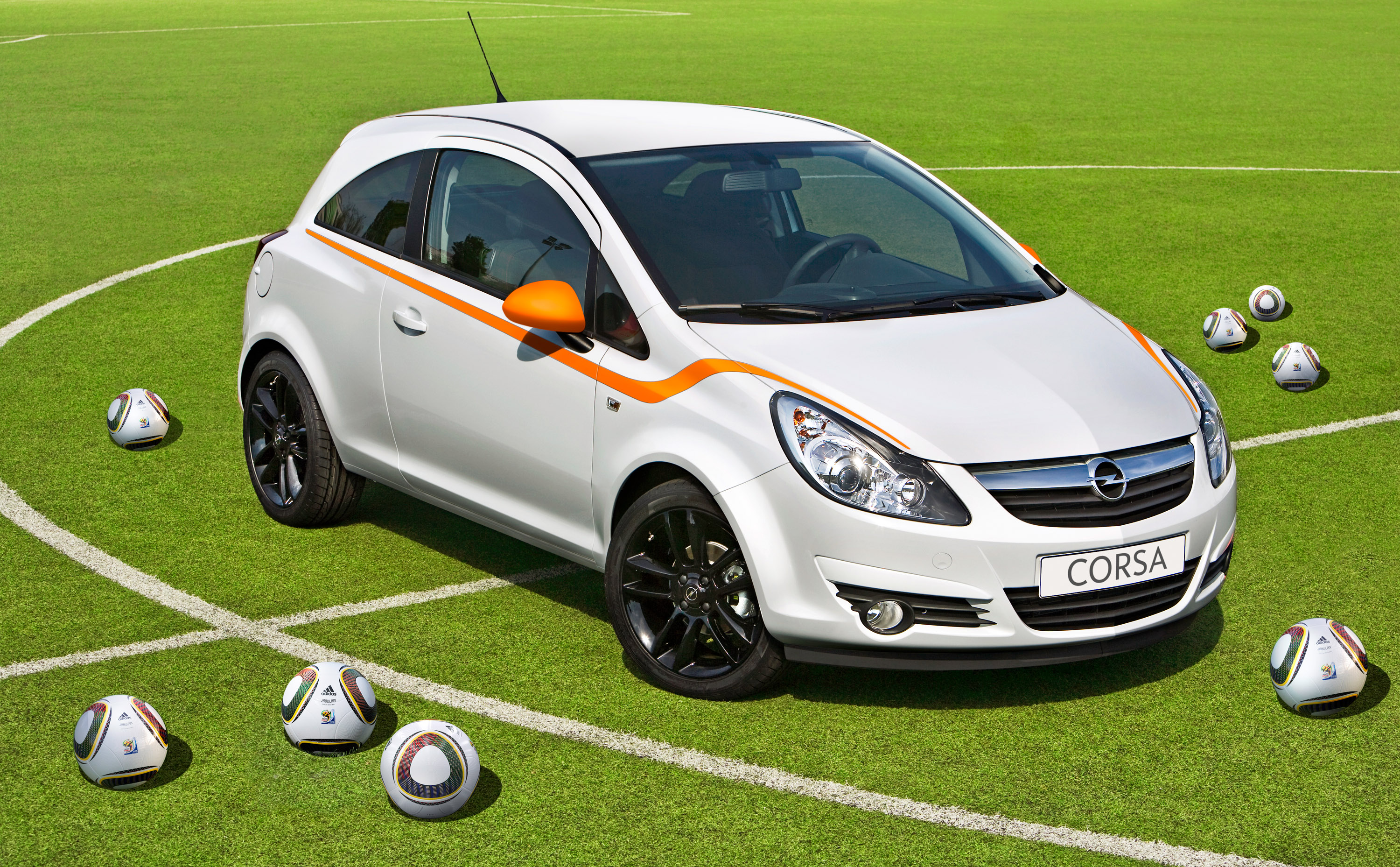 Opel Corsa World Cup Soccer Flag Packs