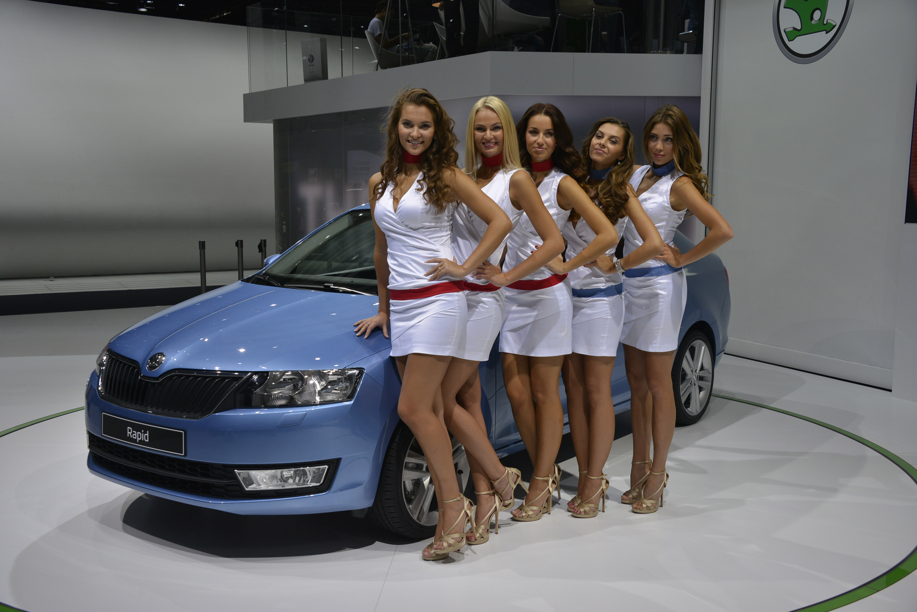 Paris Motor Show Girls