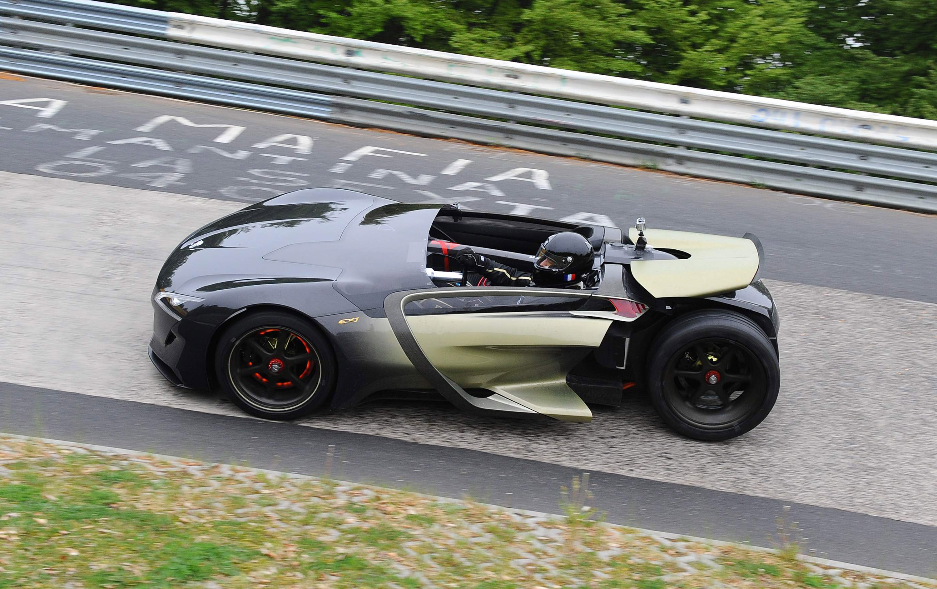 Peugeot EX1 at the Nurburgring Nordschleife