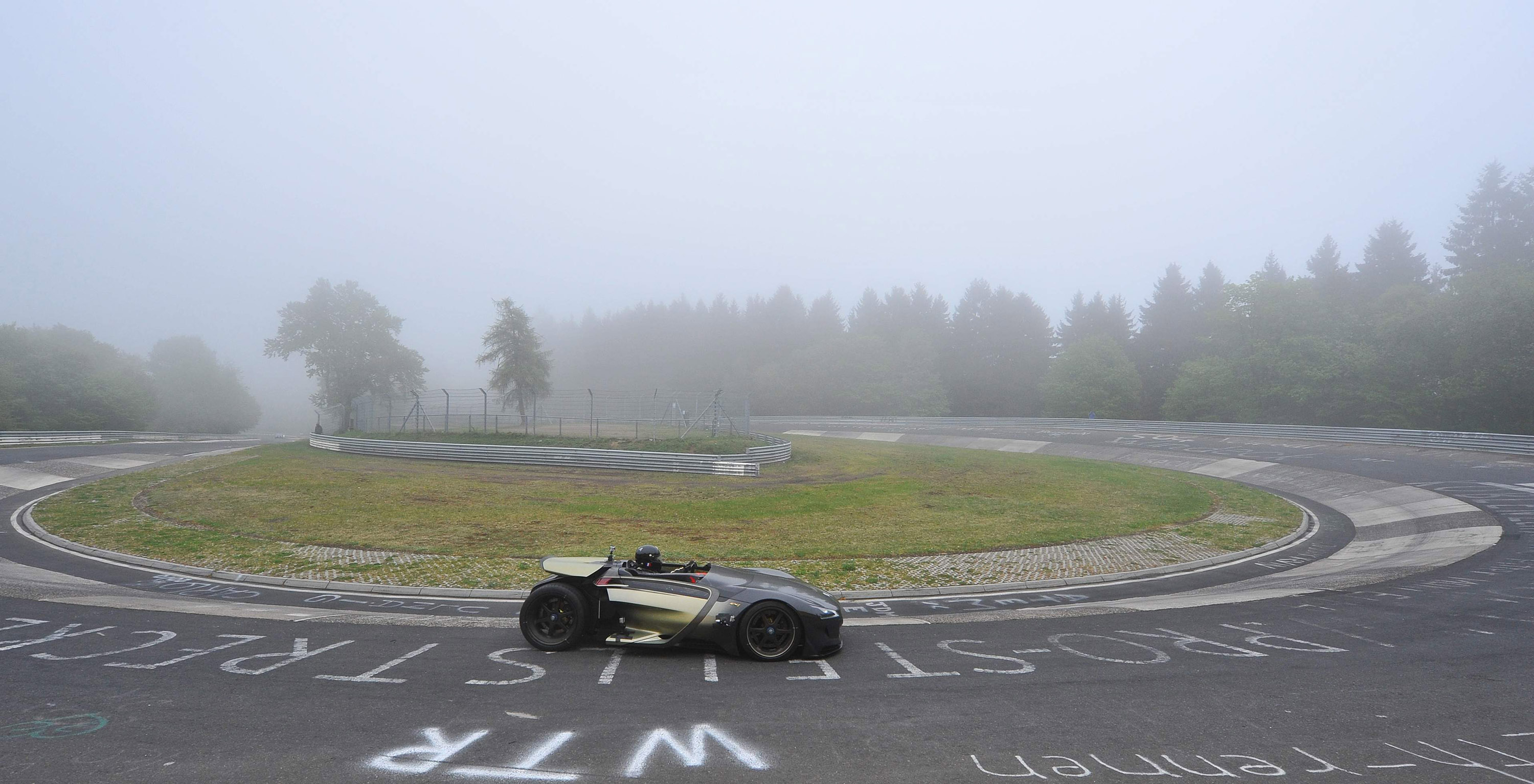 Peugeot EX1 at the Nurburgring Nordschleife