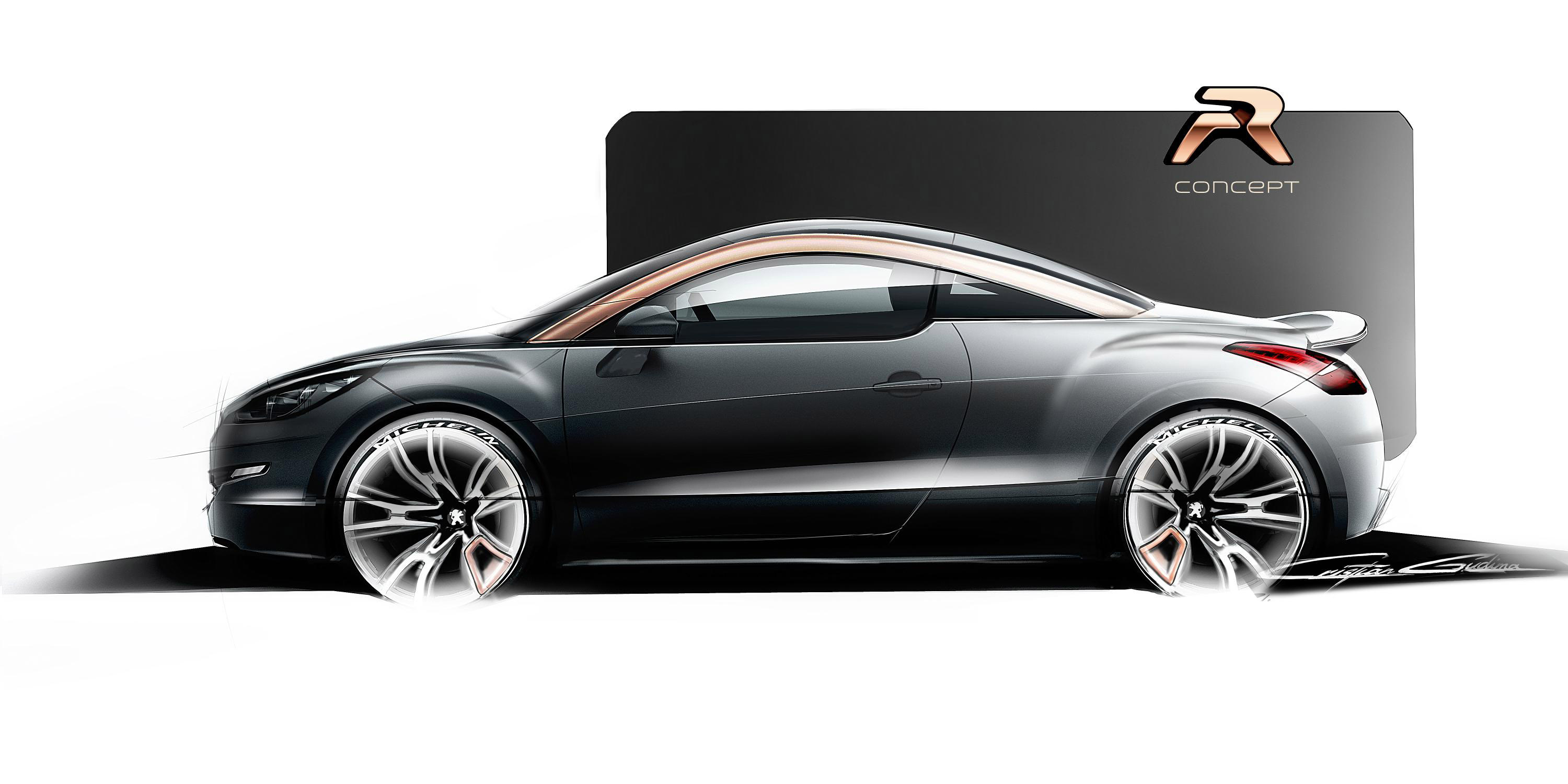 Peugeot RCZ R Concept Sketch