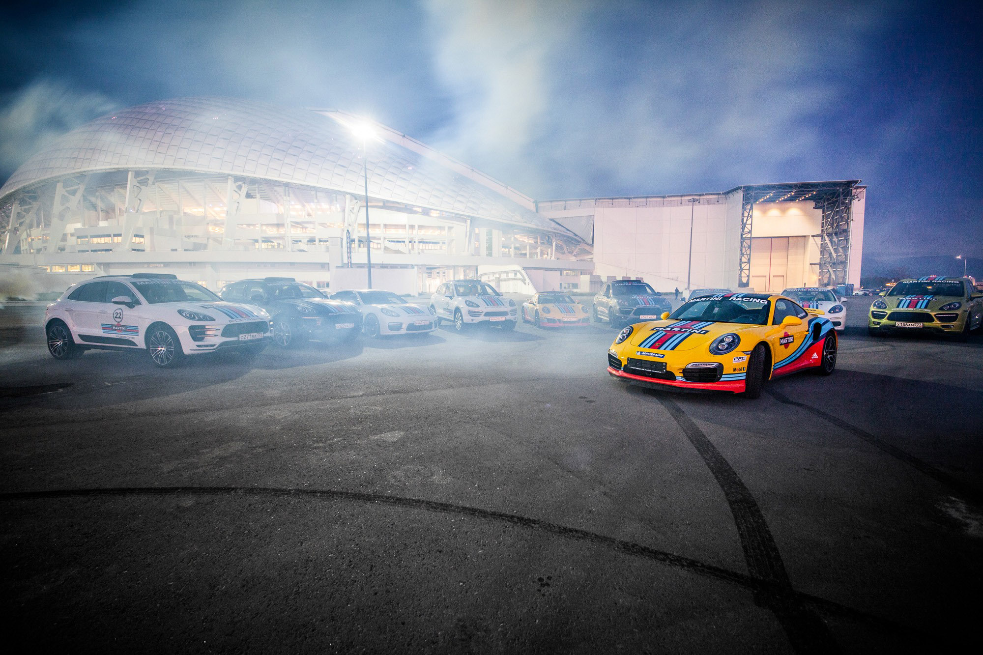 Porsche Martini Lineup