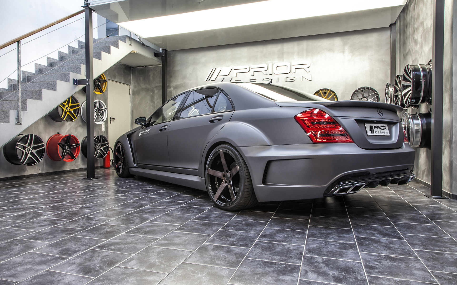 PRIOR-DESIGN Black Edition V3 Widebody Aero-Kit for MERCEDES S-Class W221