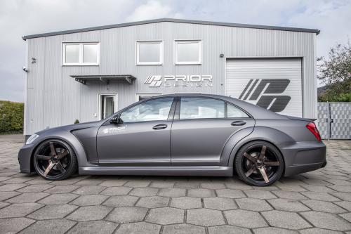PRIOR-DESIGN Black Edition V3 Widebody Aero-Kit for MERCEDES S-Class W221 (2014) - picture 8 of 9