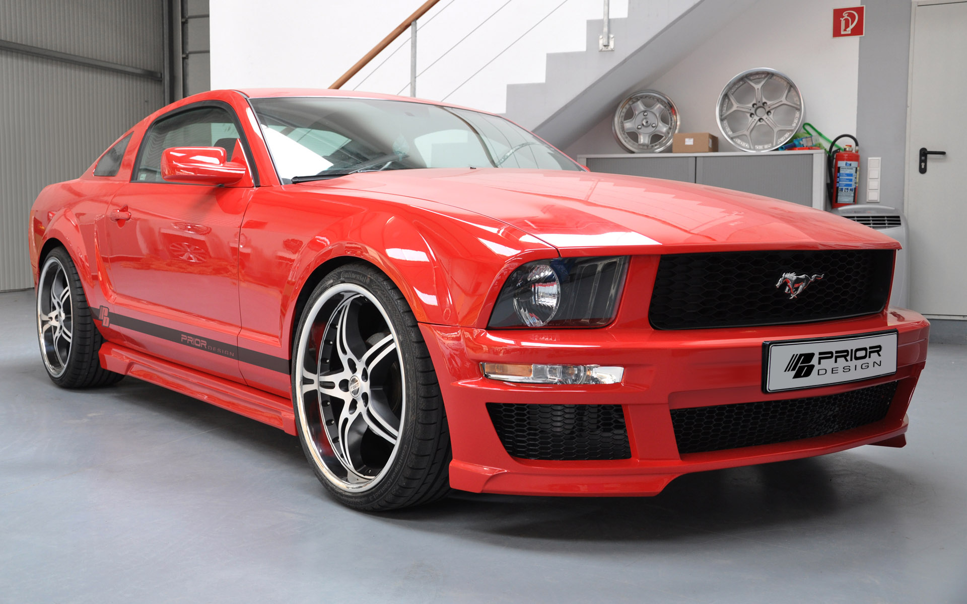 PRIOR-DESIGN Ford Mustang Red