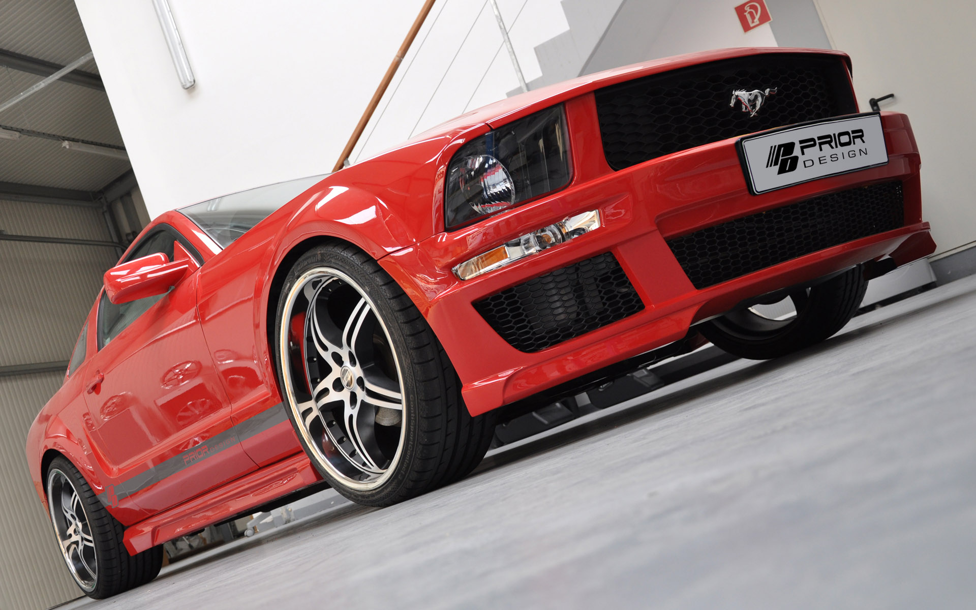 PRIOR-DESIGN Ford Mustang Red