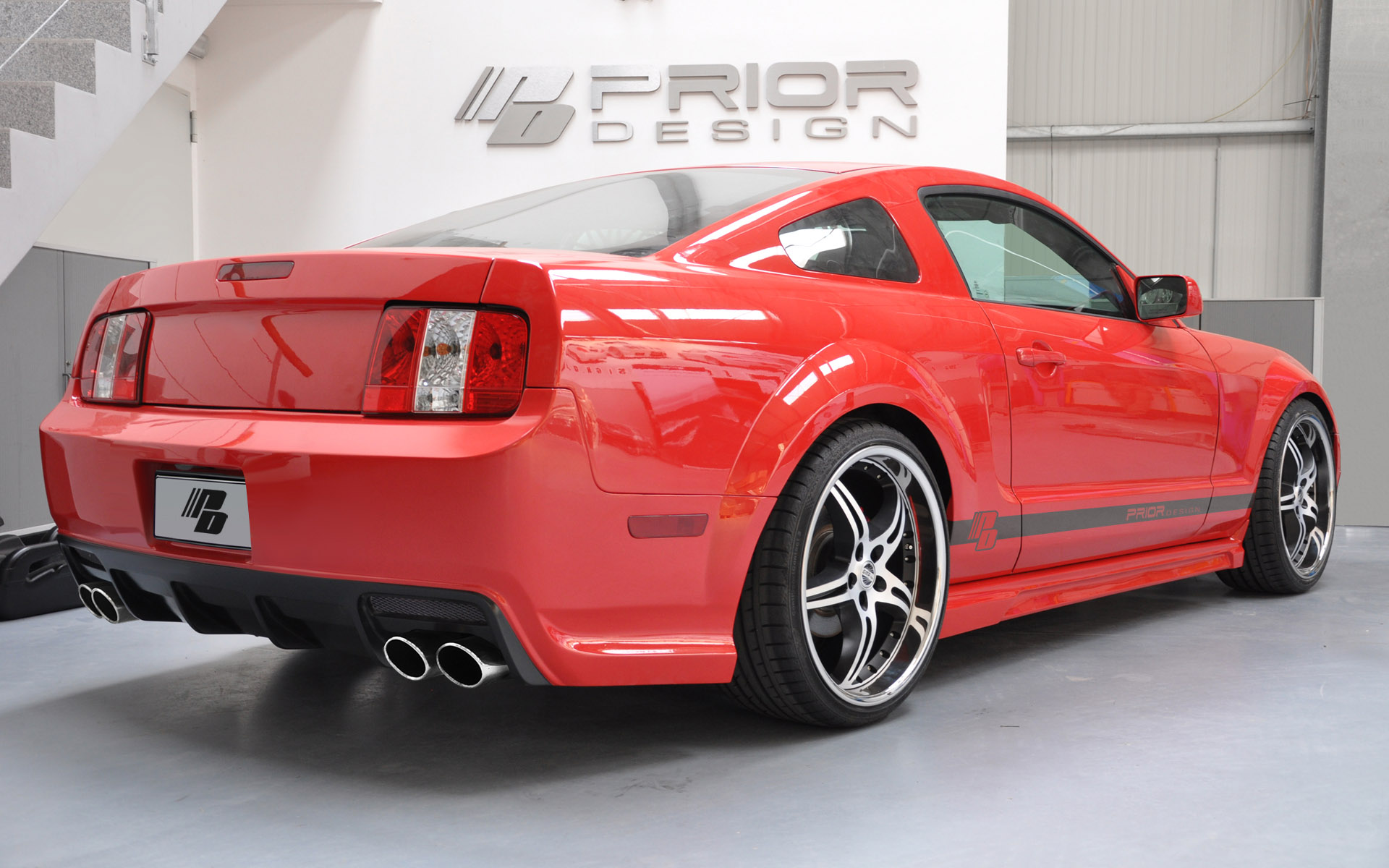 PRIOR-DESIGN Ford Mustang Red