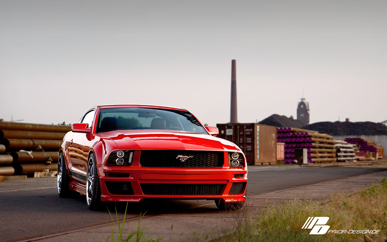 PRIOR-DESIGN Ford Mustang Red