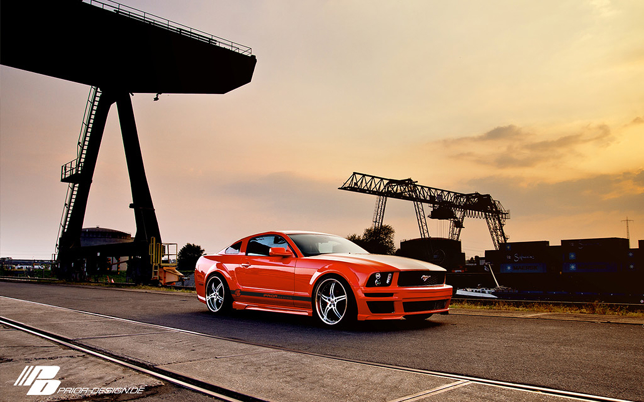 PRIOR-DESIGN Ford Mustang Red