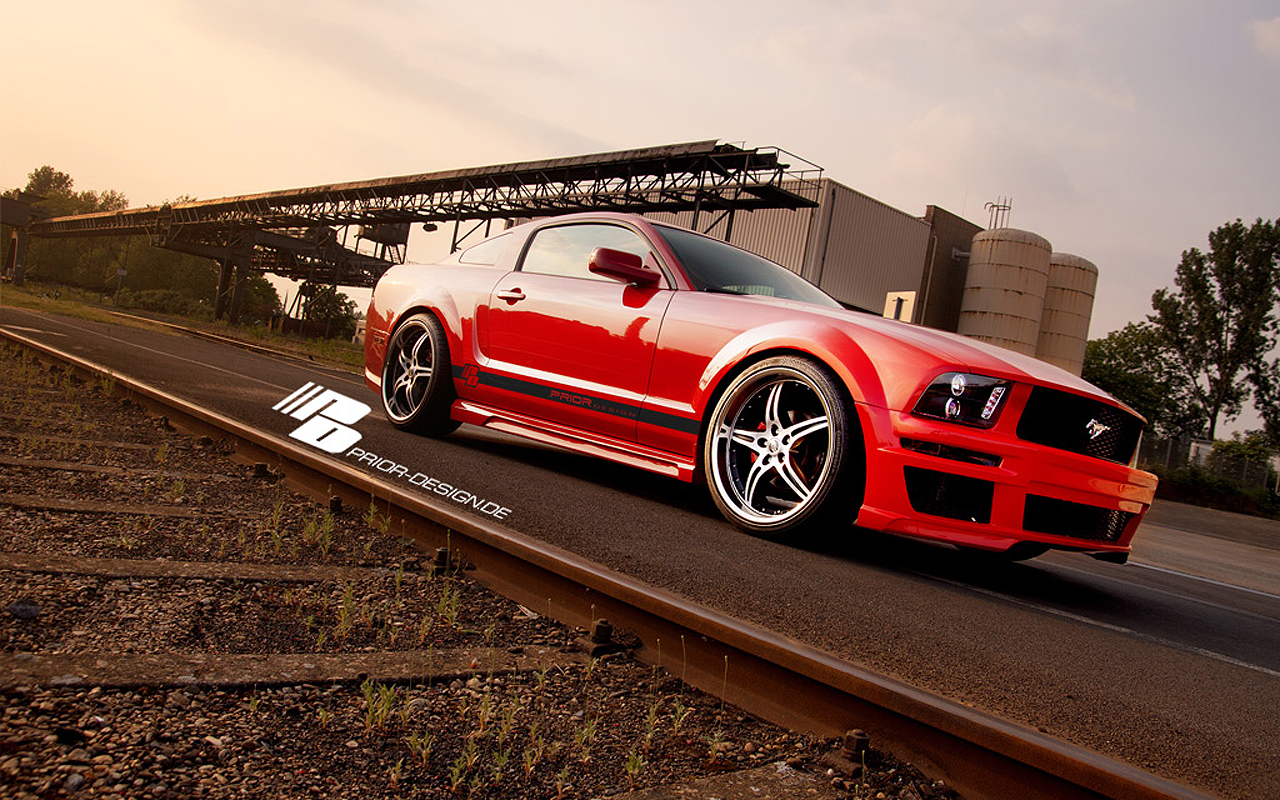 PRIOR-DESIGN Ford Mustang Red