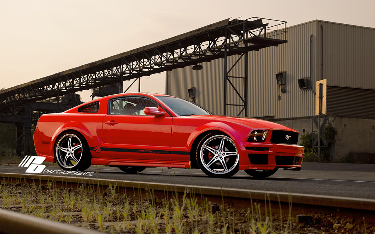 PRIOR-DESIGN Ford Mustang Red