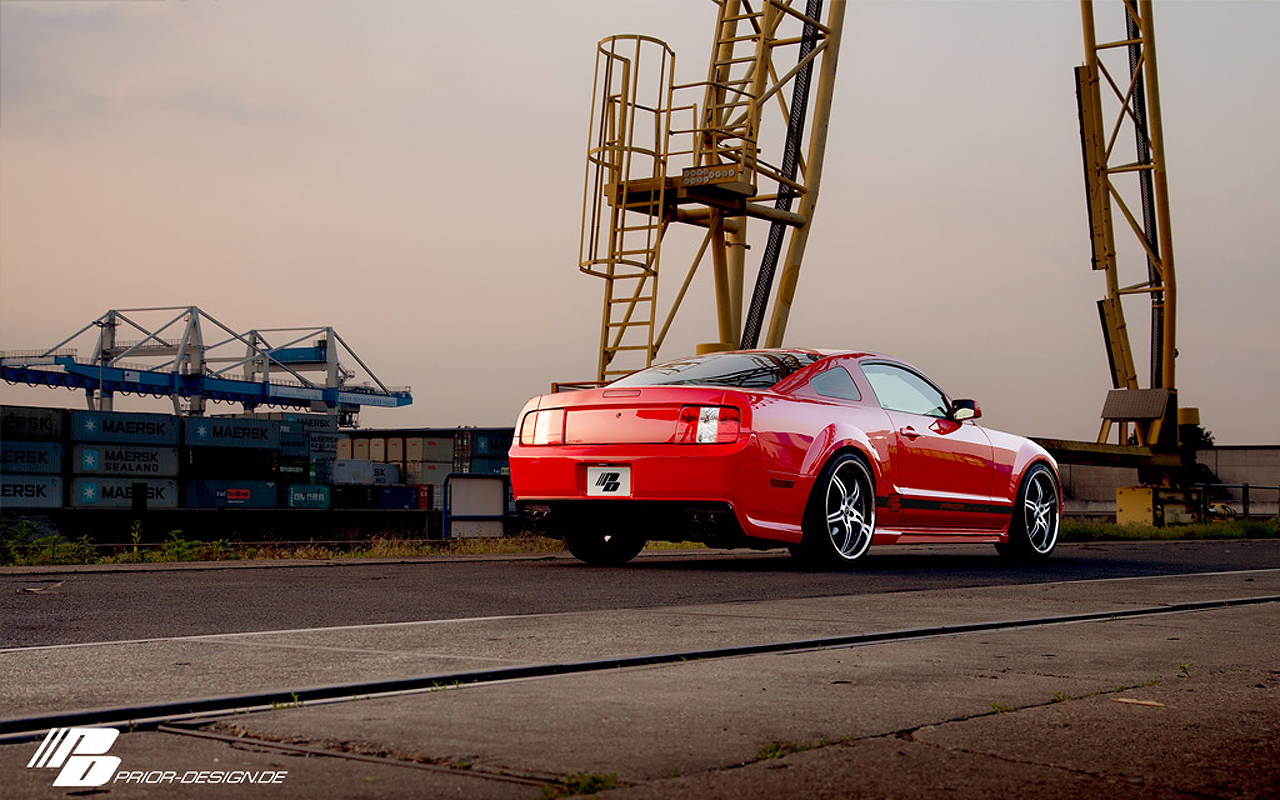 PRIOR-DESIGN Ford Mustang Red
