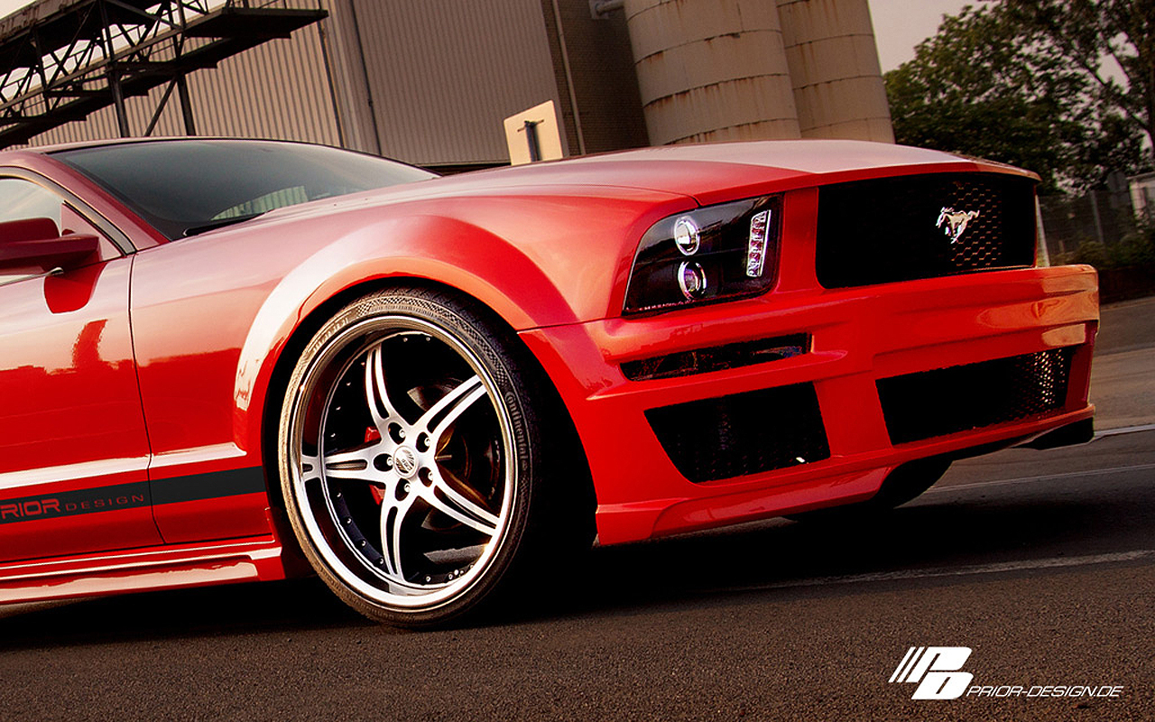 PRIOR-DESIGN Ford Mustang Red