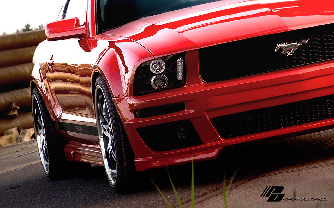 PRIOR-DESIGN Ford Mustang Red