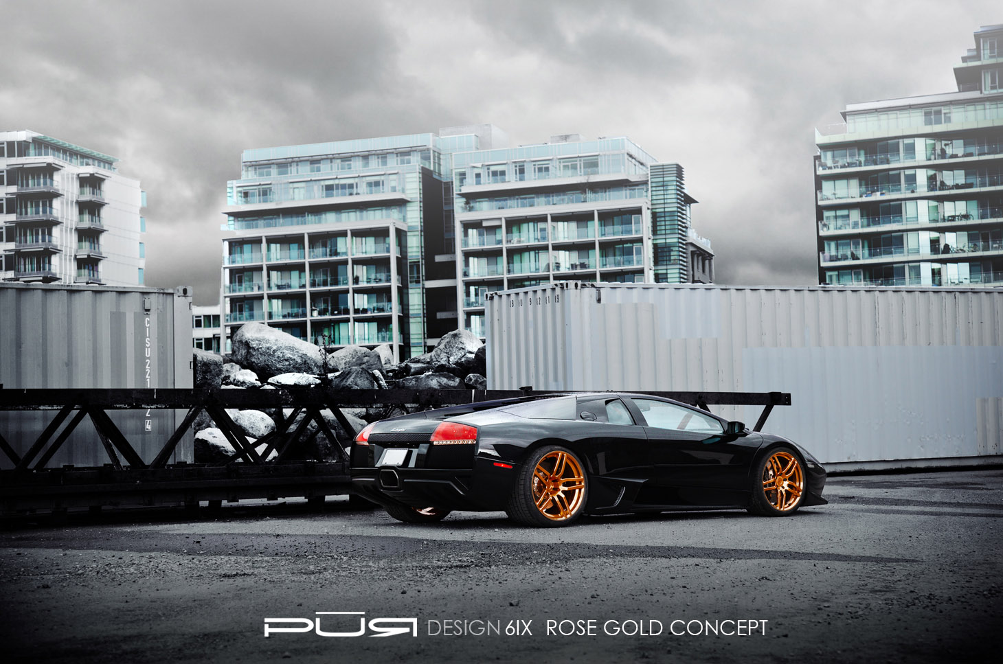 Pur 6IX on Lamborghini Murcielago LP 630