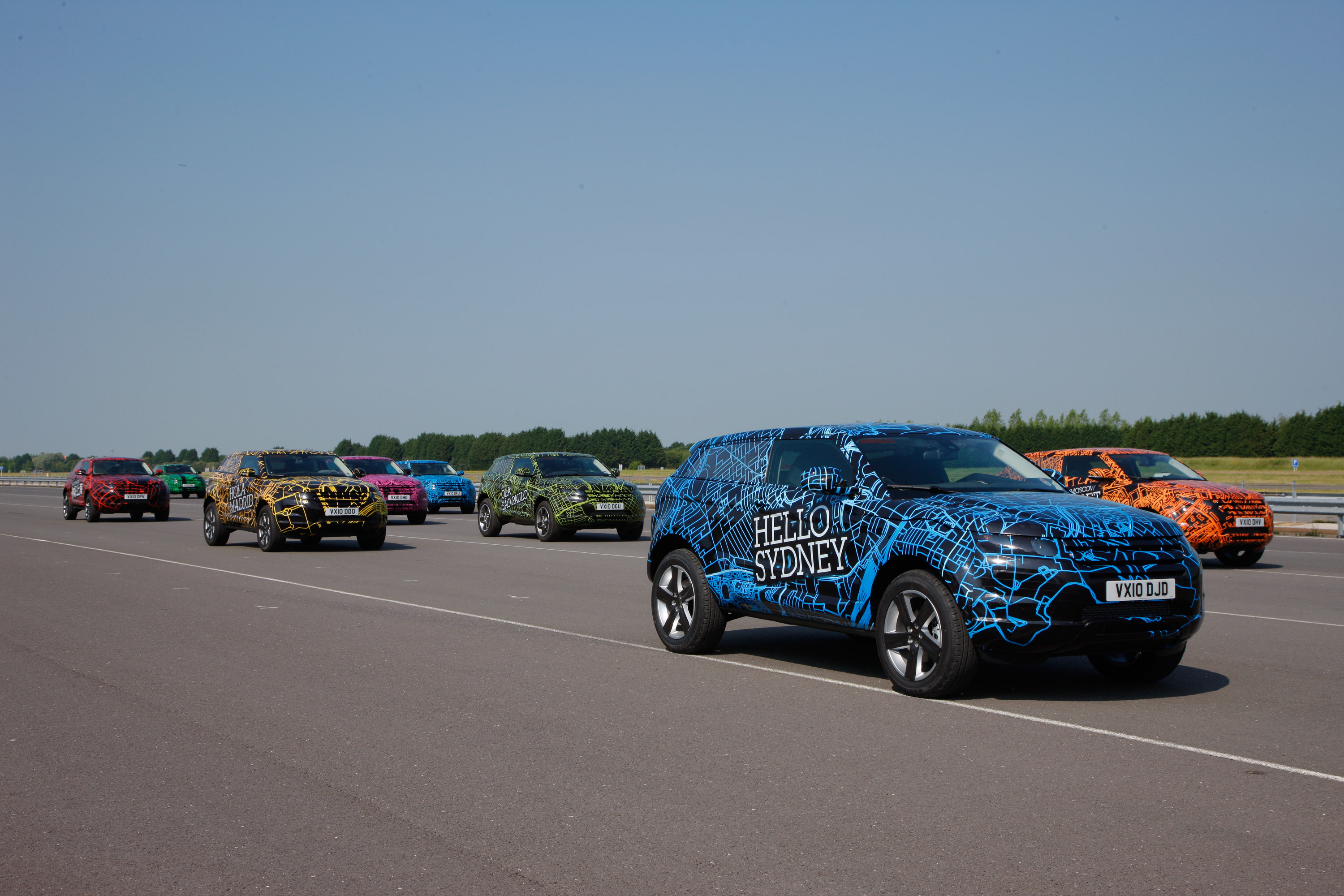 Range Rover Evoque Prototypes