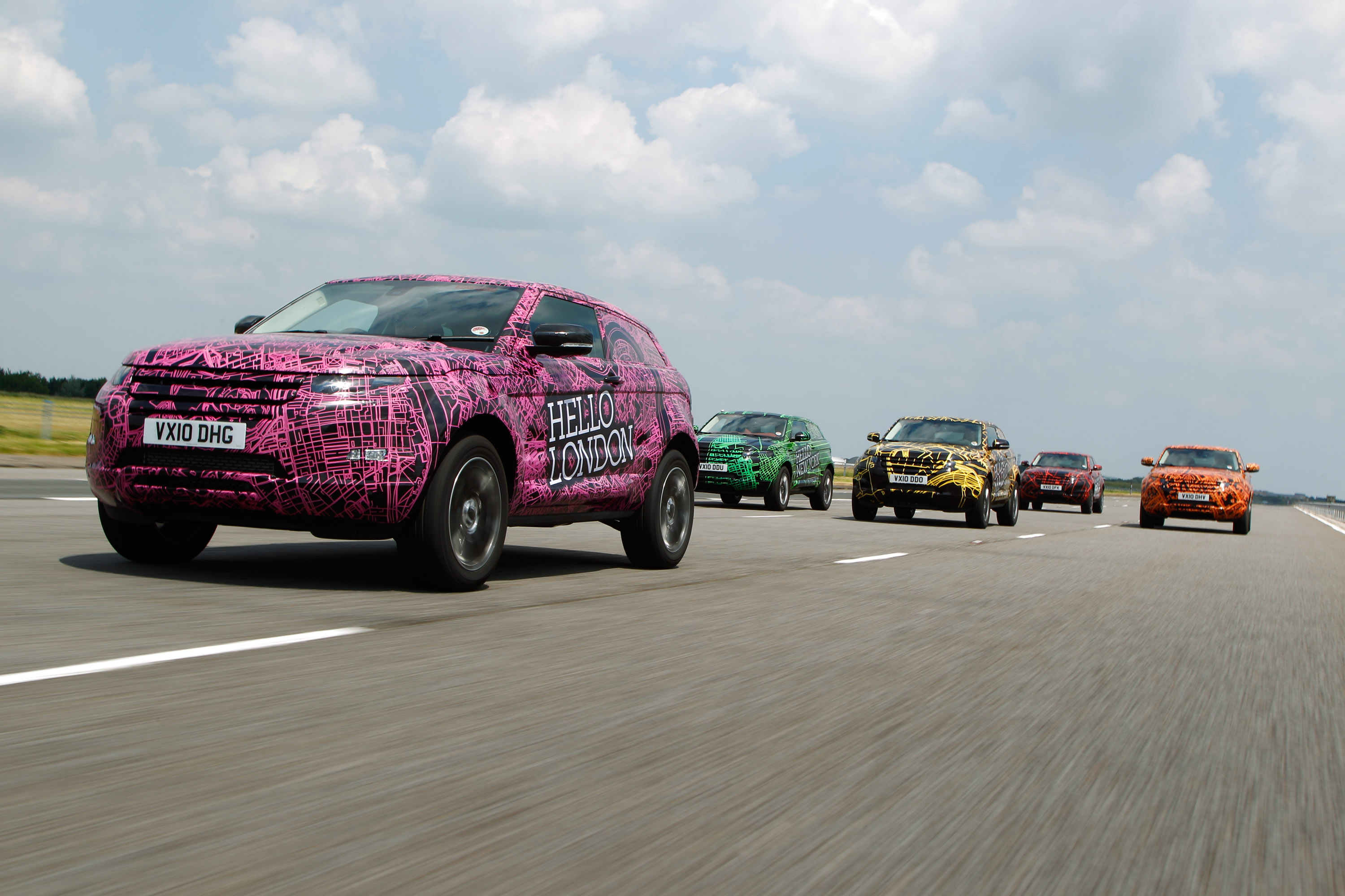 Range Rover Evoque Prototypes