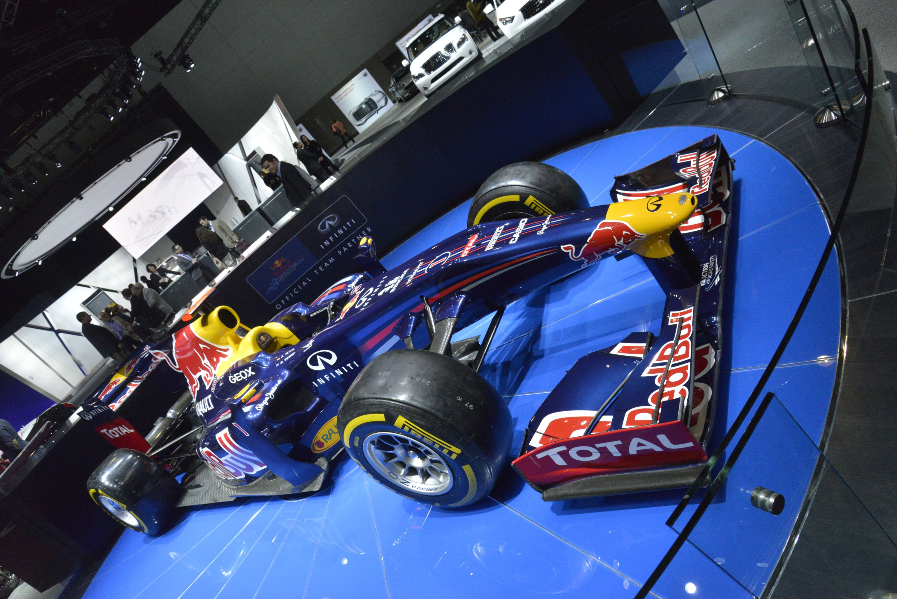 Red Bull Racing F1 car Los Angeles
