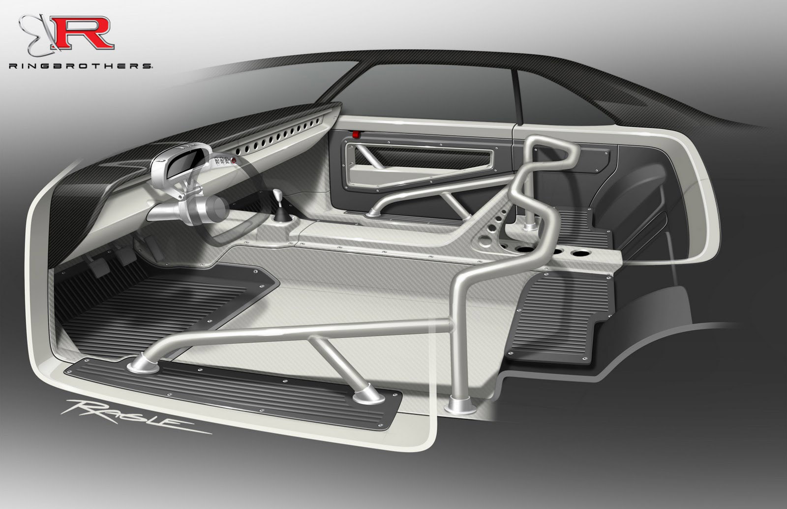 Ringbrothers SEMA Chevrolet Chevelle Sketch