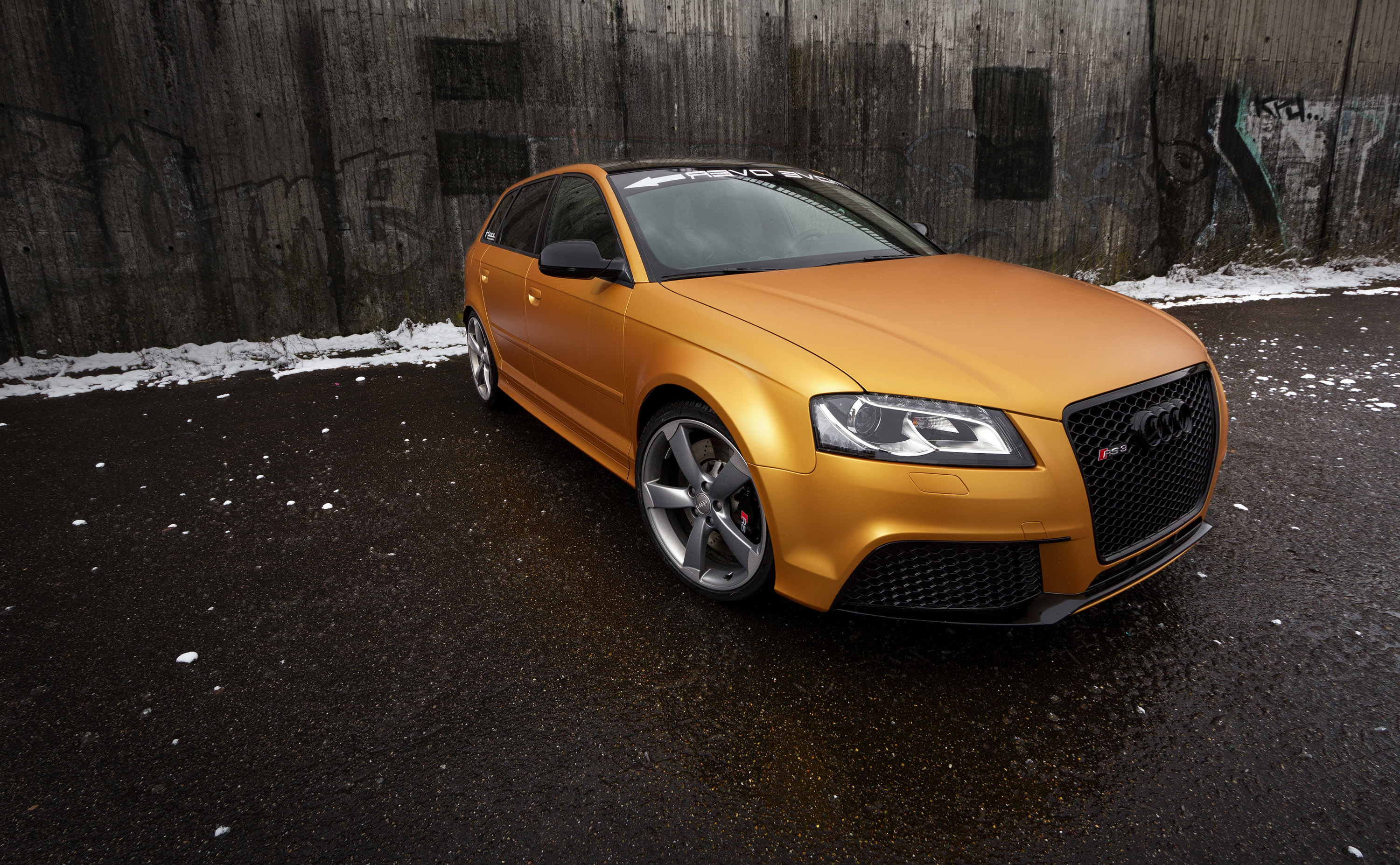 Schwabenfolia Audi RS3 Gold Orange