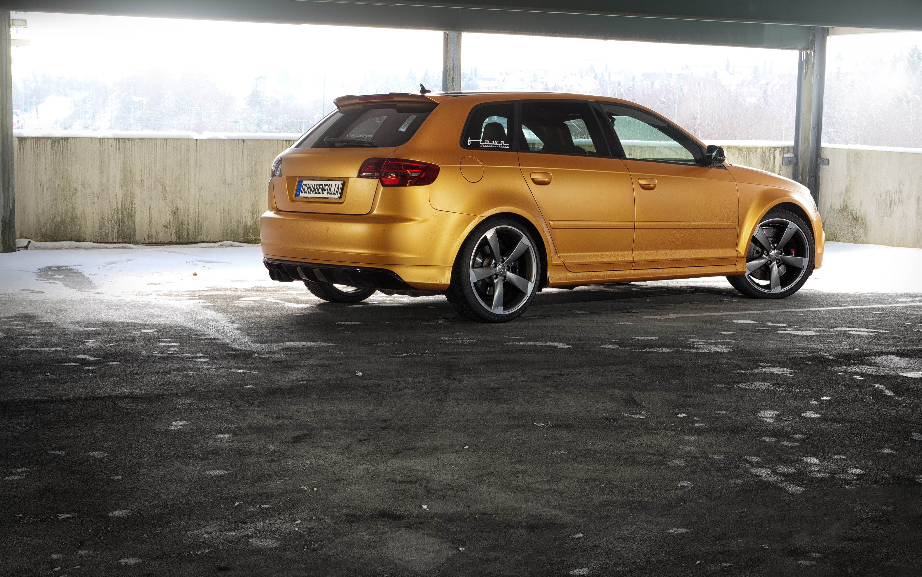 Schwabenfolia Audi RS3 Gold Orange