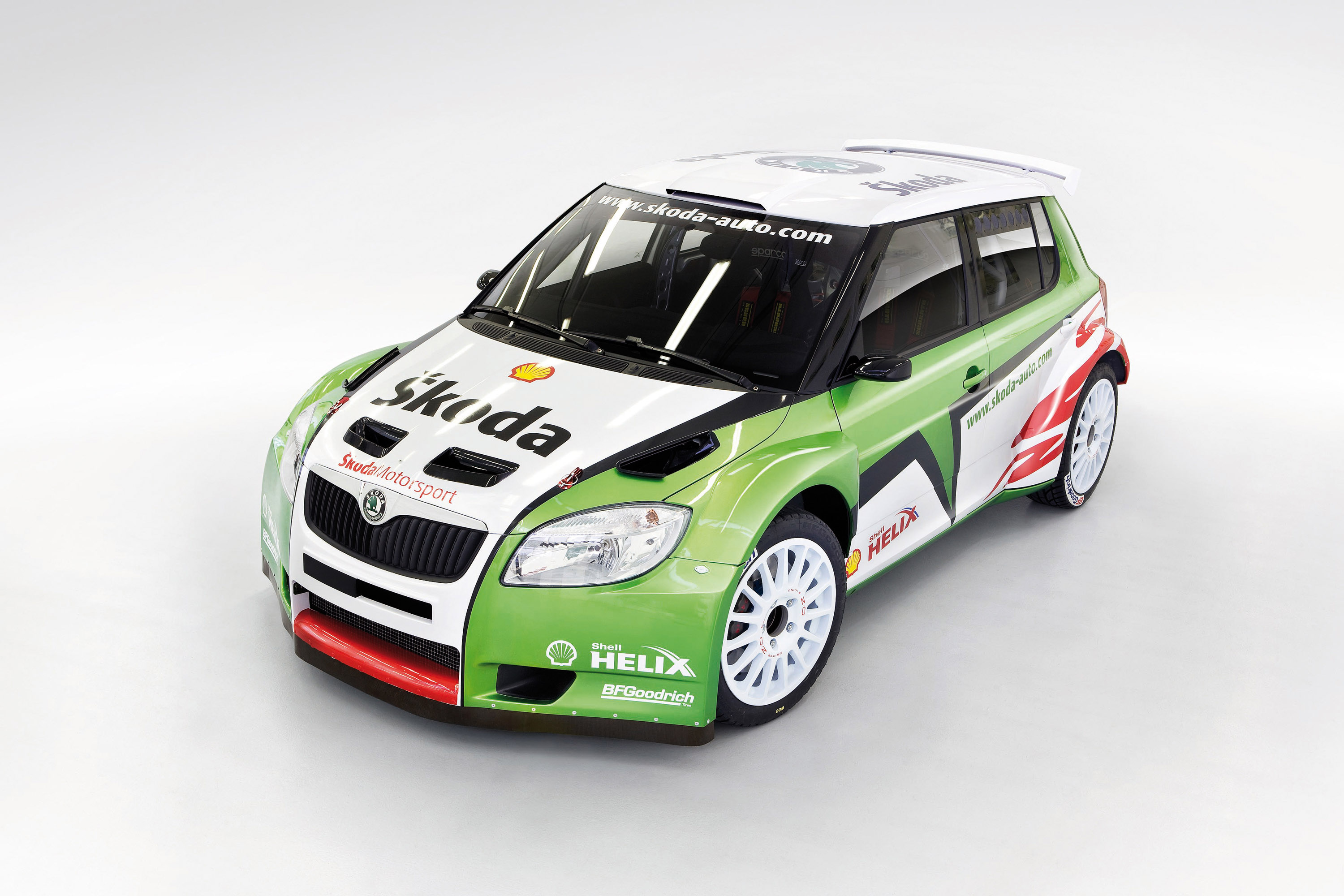 Skoda Fabia Super 2000 factory team car