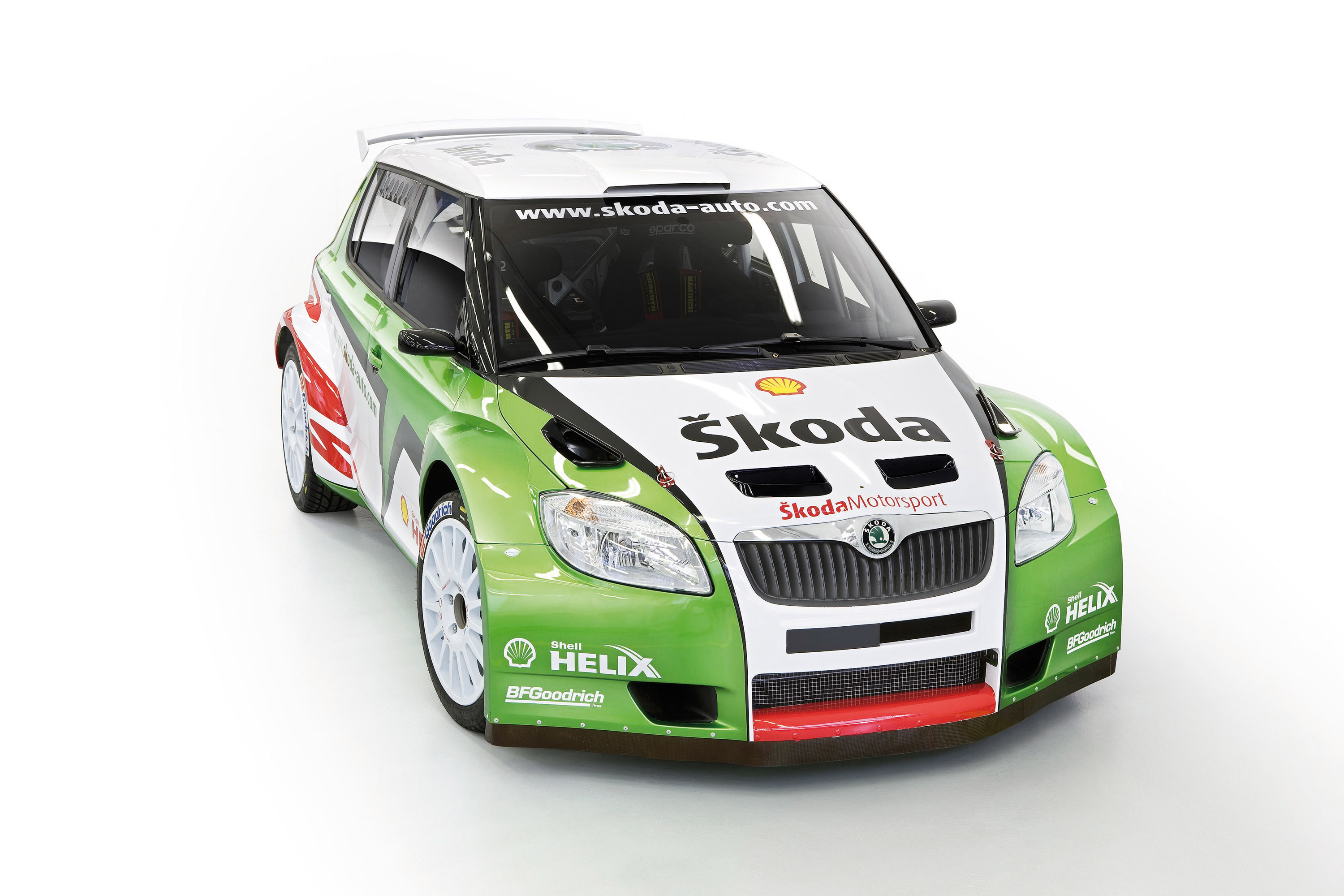 Skoda Fabia Super 2000 factory team car