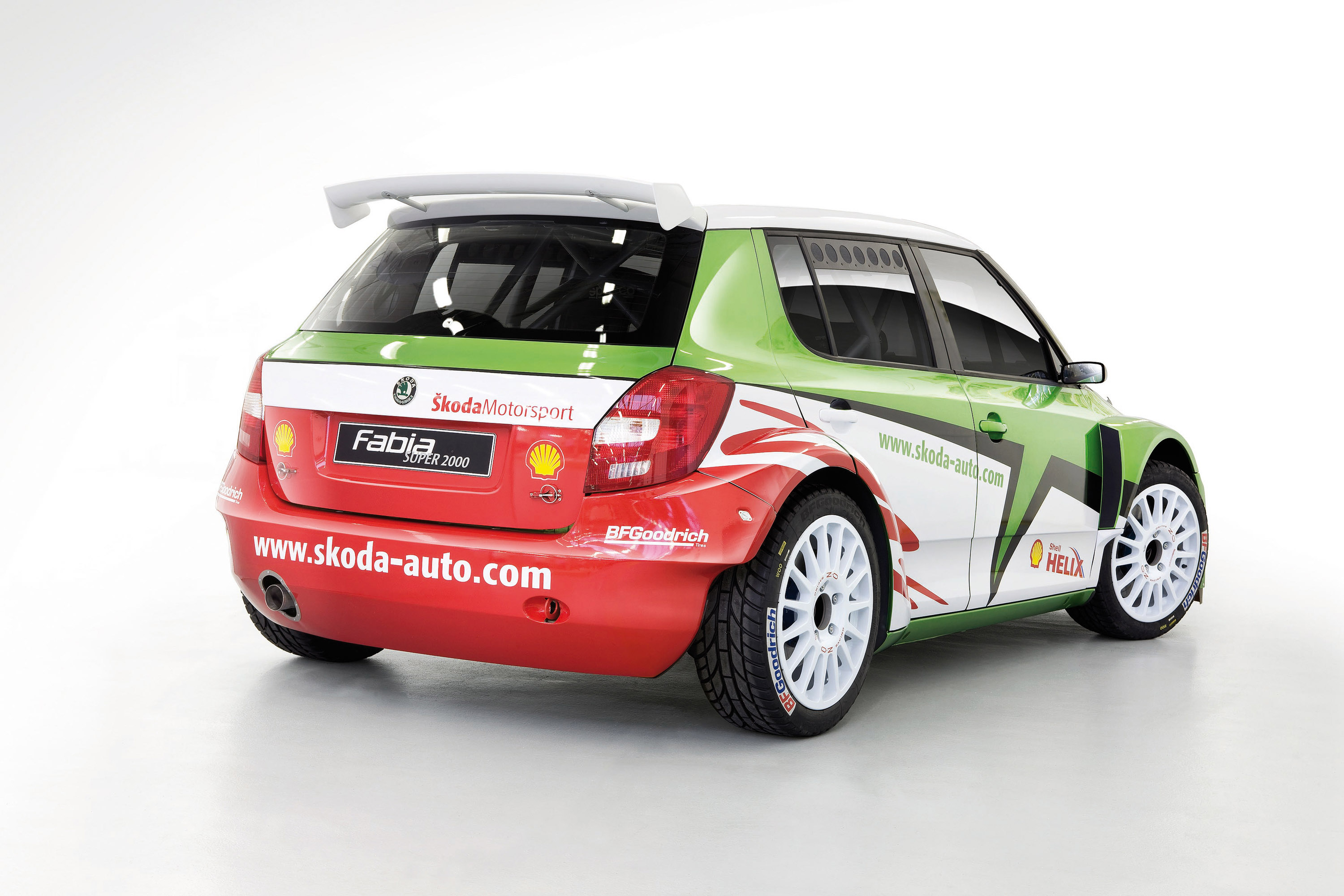 Skoda Fabia Super 2000 factory team car