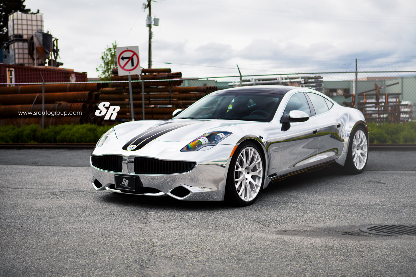 SR Auto Fisker Karma Chrome