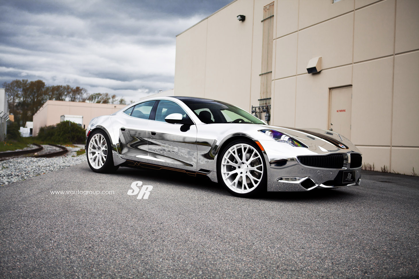 SR Auto Fisker Karma Chrome