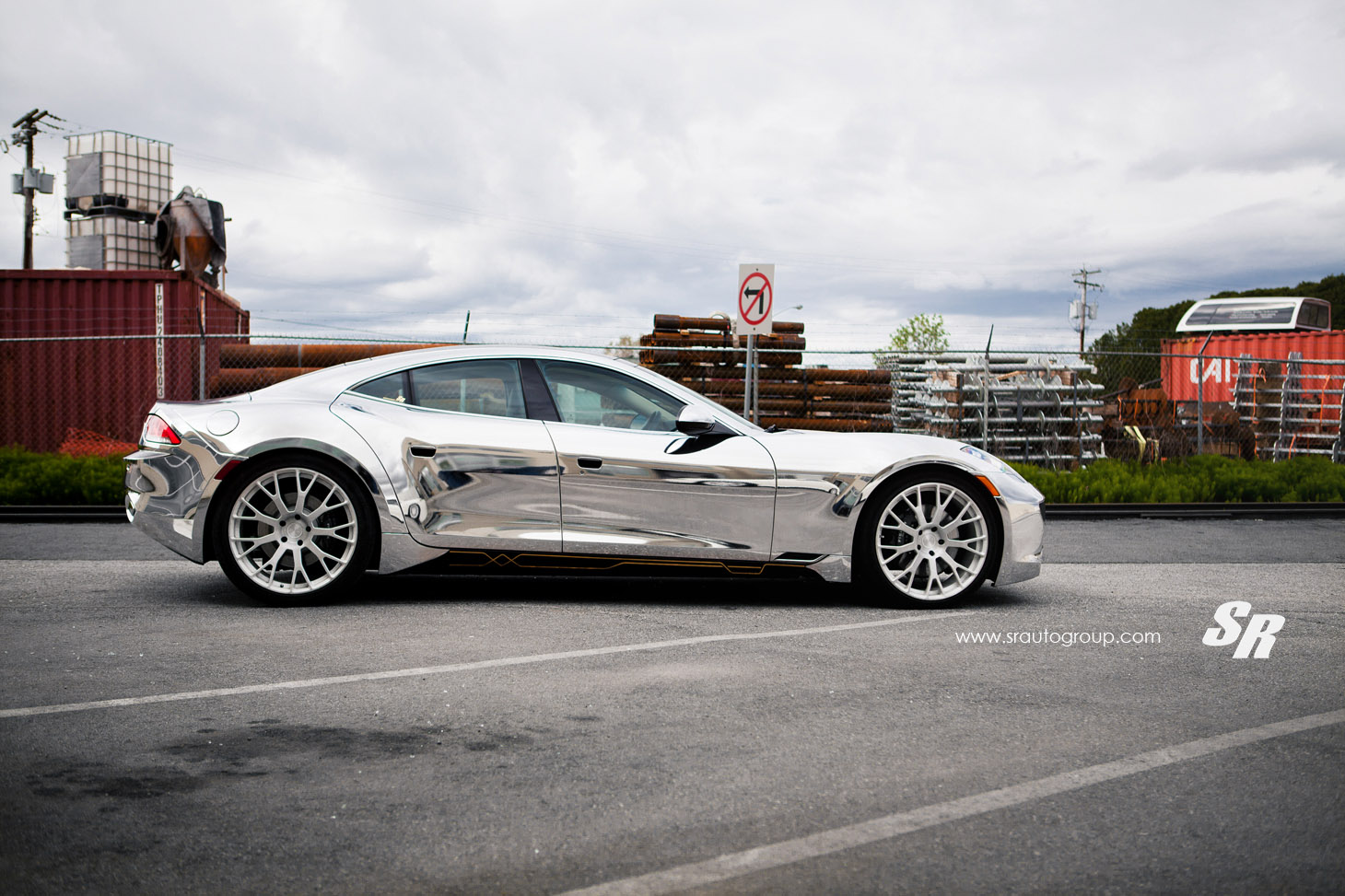 SR Auto Fisker Karma Chrome