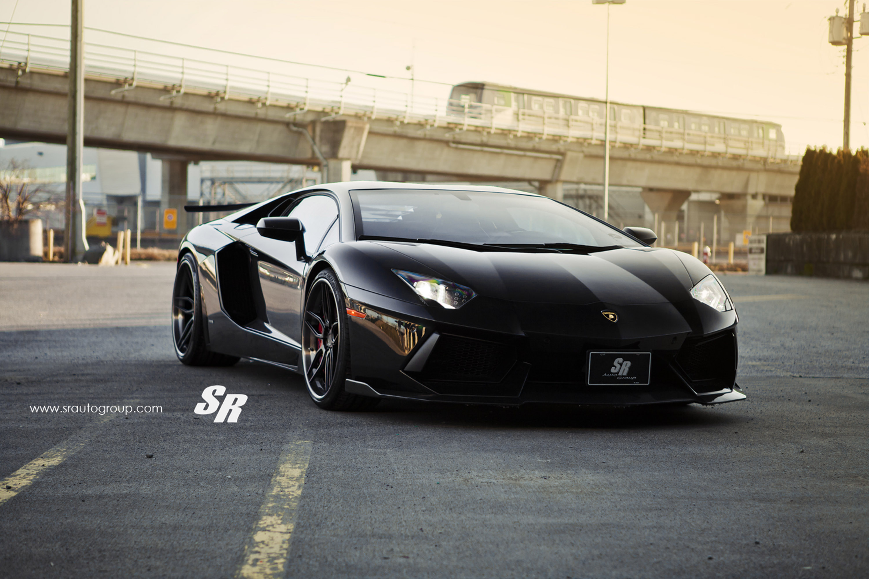 SR Auto Lamborghini Aventador Black Bull