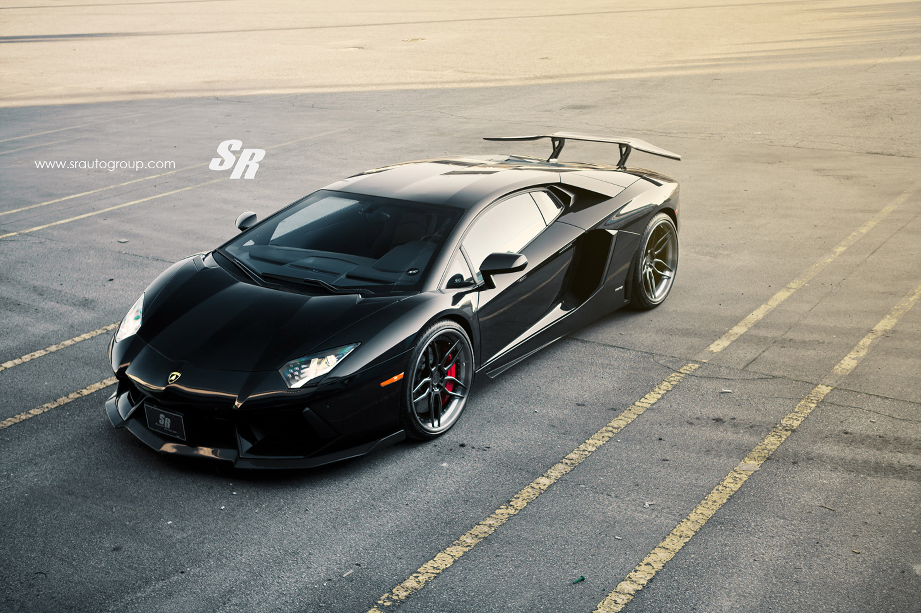 SR Auto Lamborghini Aventador Black Bull