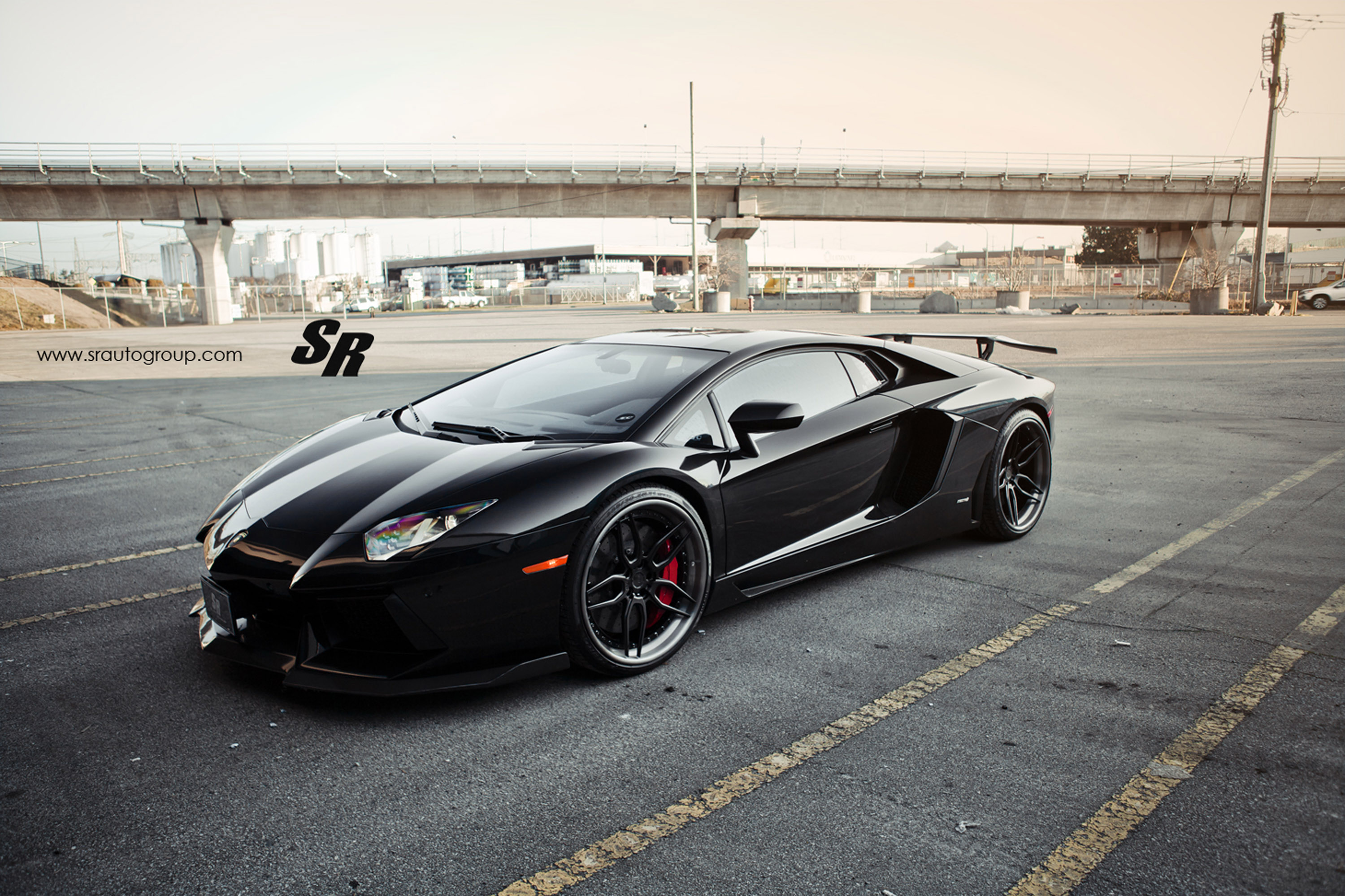 SR Auto Lamborghini Aventador Black Bull