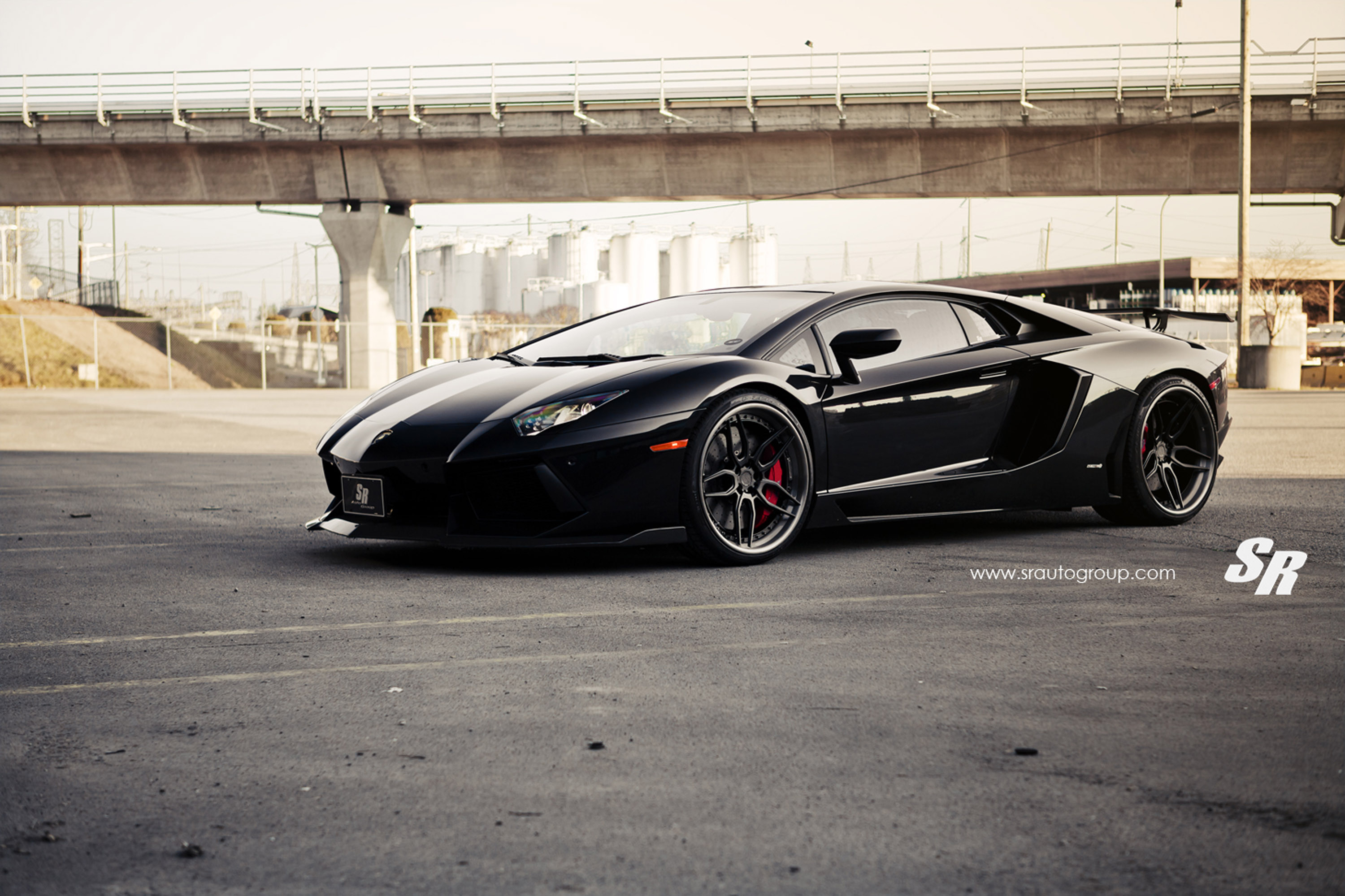 SR Auto Lamborghini Aventador Black Bull