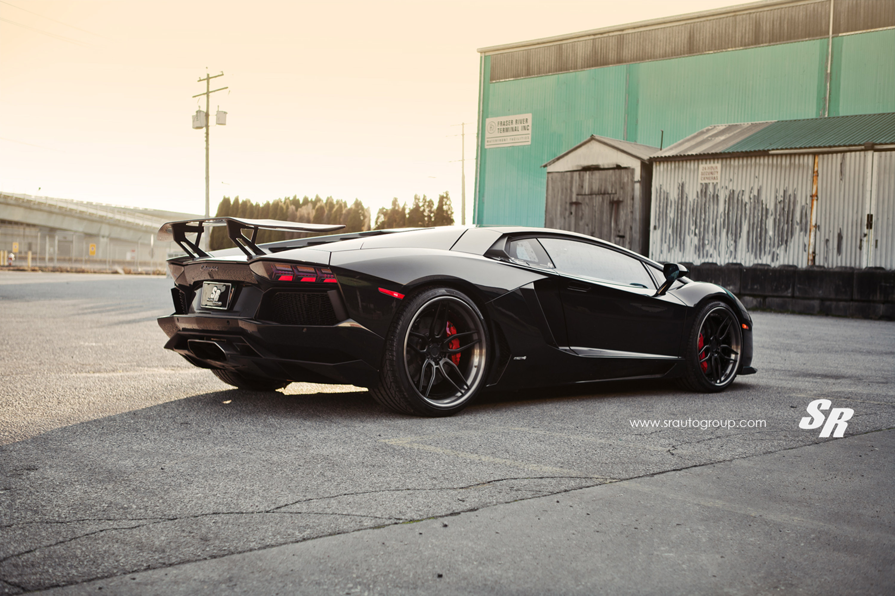 SR Auto Lamborghini Aventador Black Bull