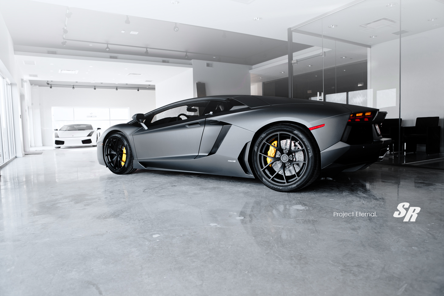 SR Auto Lamborghini Aventador LP-700 Nero Nemesis