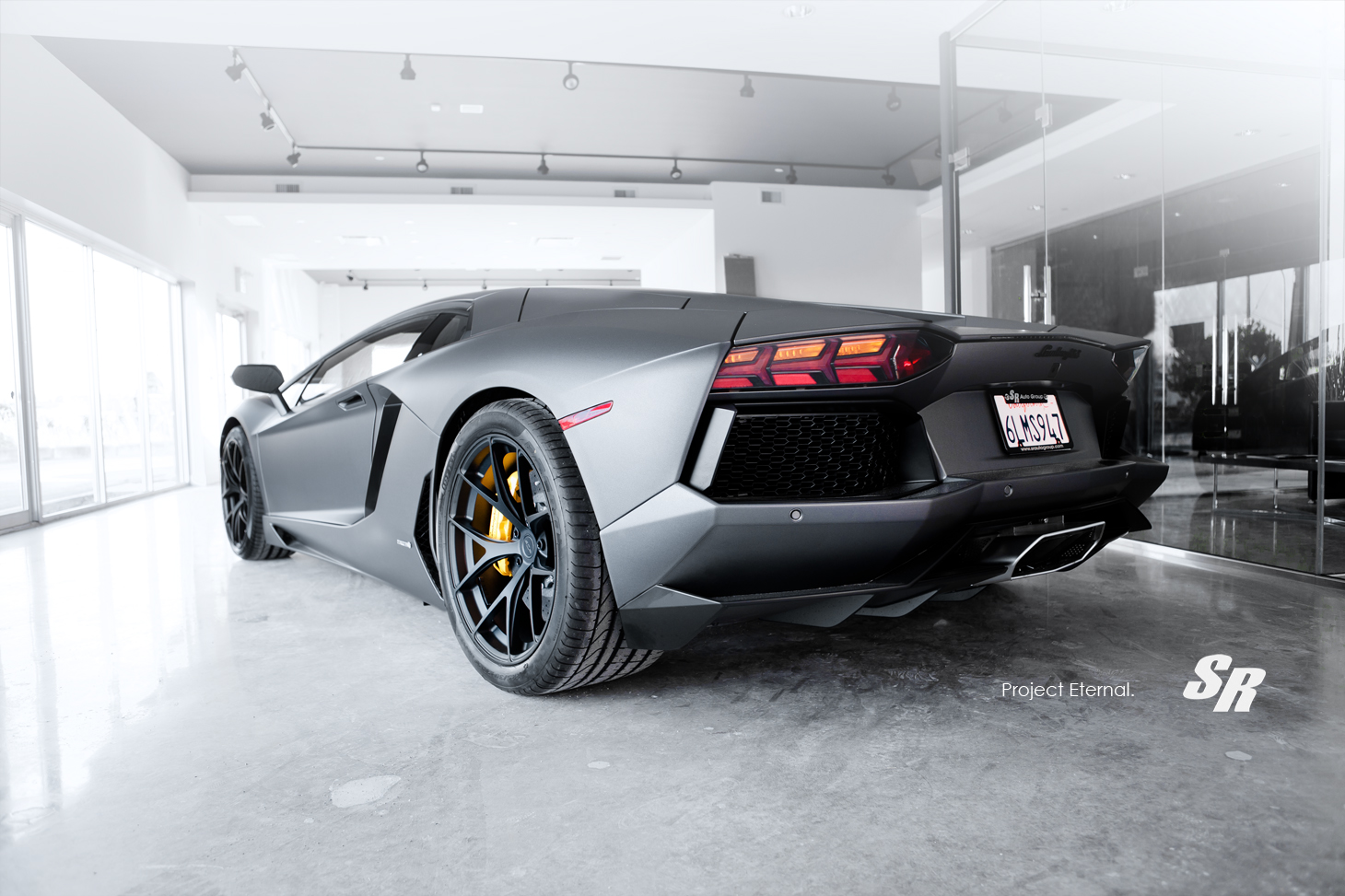 SR Auto Lamborghini Aventador LP-700 Nero Nemesis