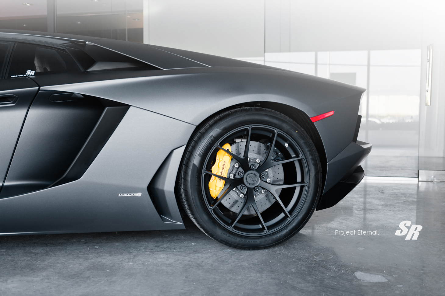 SR Auto Lamborghini Aventador LP-700 Nero Nemesis