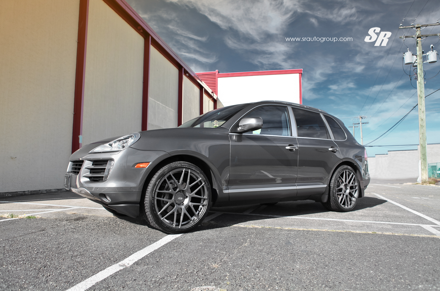 SR Auto Porsche Cayenne Shades Of Grey Project